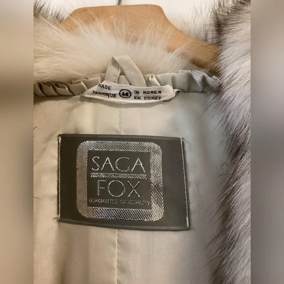 Luxurious Blue Fox Fur Jacket